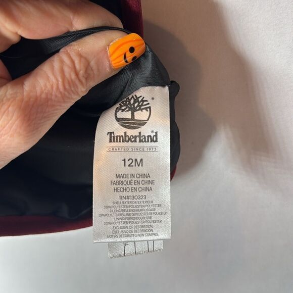 Timberland Boys Puffer Vest Jacket. Size 12M. - Picture 6 of 7